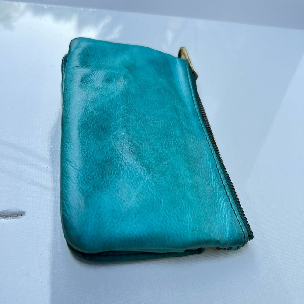 Fossil Green Leather Wallet - image 6